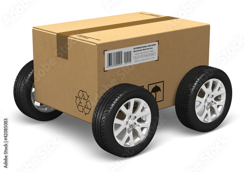 Illustration: Shipping and delivery concept Shipping and delivery concept