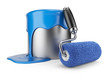Paint roller and can. Painter concept. 3D Icon isolated on white