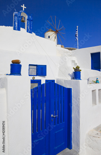 Foto: Santorini island view, Greece Santorini island view, Greece