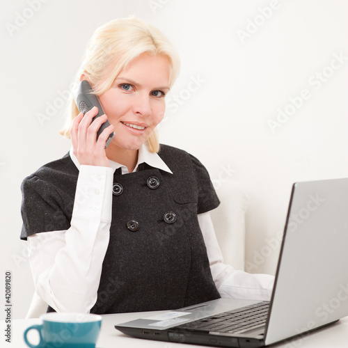 Photo: Businesswoman at work Businesswoman at work