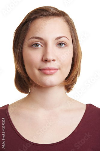 Foto: Portrait einer ernsten Frau Portrait einer ernsten Frau