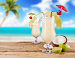Pina colada drinks