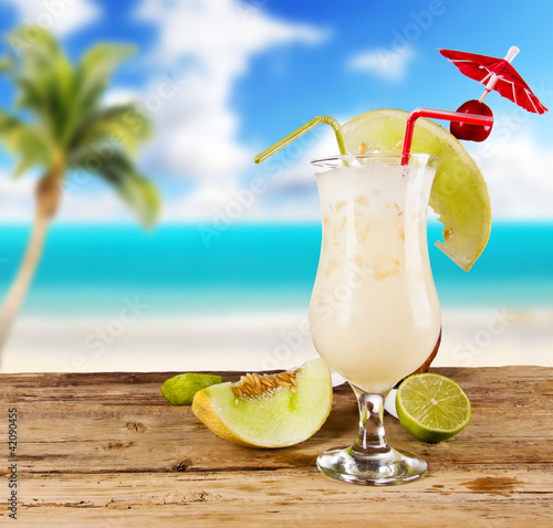 Photo: Pina colada drink Pina colada drink