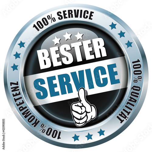 Vector: Bester Service - Button Bester Service - Button