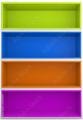 Illustration: color box rectangler1 color box rectangler1