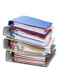 Photo: stack of colored folders stack of colored folders
