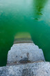 Granite steps going into the water