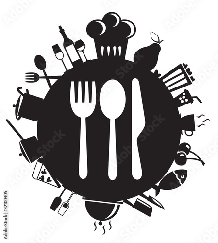 Vektor: kitchen background kitchen background