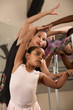 Ballet Students Exercising