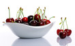 Foto: plate with cherries plate with cherries