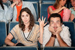 Funny Couple in Theater