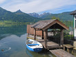 Wolfgangsee Oesterreich Bootshaus