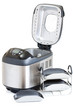 Breadmaker machine and accessories isolated on a white