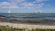 Vídeo : Seashore and sailing boats Seashore and sailing boats