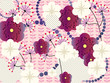 Fond japonais rose