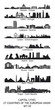 skylines of the capital cities of the european union - set 02