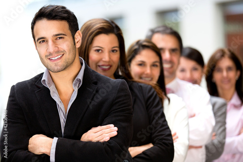 Photo: Business group at the office Business group at the office