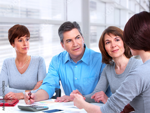 Photo: Group of business people. Group of business people.