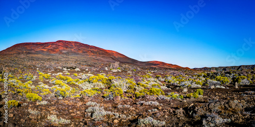 Foto: Paysage volcanique du piton de la Fournaise Paysage volcanique du piton de la Fournaise