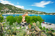 view of luxury resort and bay of Villefranche-sur-Mer