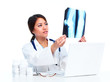 Chinese medical doctor woman.