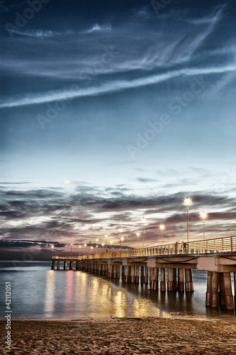 Photo: Pier at sunset Pier at sunset