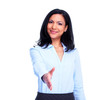 Young business woman.