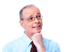 Skeptical businessman.
