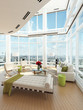canvas print picture - Modern Luxury City Loft / Apartment