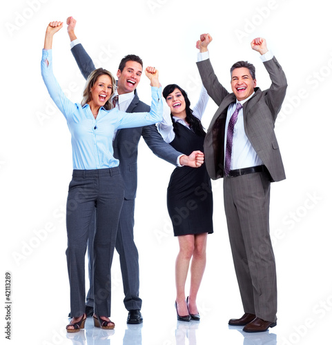 Foto: Group of business people. Success. Group of business people. Success.
