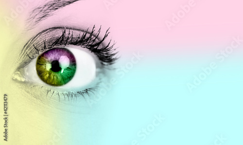 Foto: Woman eye. Woman eye.