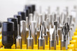 Precision Screwdriver Bit Set, on white background, close-up