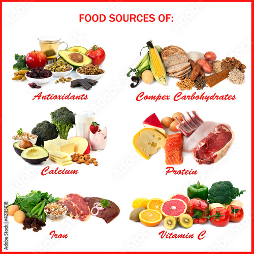Photo: Food Sources of Nutrients Food Sources of Nutrients