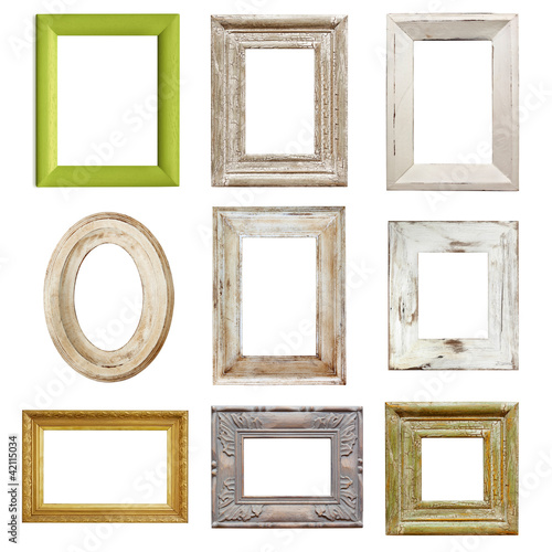 Photo: Collection of Distressed Picture Frames Collection of Distressed Picture Frames