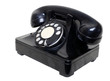 Foto: Vintage Telephone on White Vintage Telephone on White