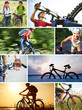 Photo: collage og cycling collage og cycling