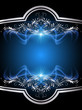 Background with glowing stars
