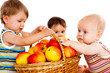 Photo: Friends with apples Friends with apples