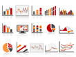 simple color financial management reports icon