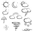 Doodle weather icon