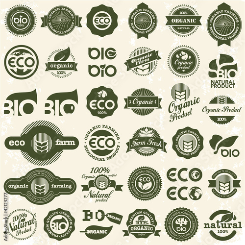 Vektor: Eco icons. Ecology signs set. Eco icons. Ecology signs set.