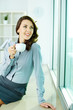 Smiling office girl
