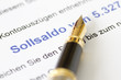 Brief mit Sollsaldo