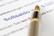 Brief mit Debitoren-Saldo