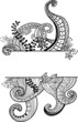 Stylish sea ornament