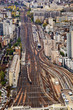 Paris, Frankreich. Eisenbahnschienen