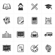 School and Education Icons.
