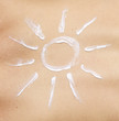 Sun on skin