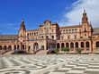 Spanish Square (Plaza de Espana), Seville, Andalusia, Spain