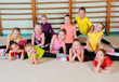 Active sporty girls